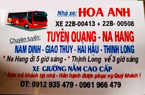  NHÀ XE VIỆT DŨNG  Chuyên  Xe khách Tuyên Quang  Facebook