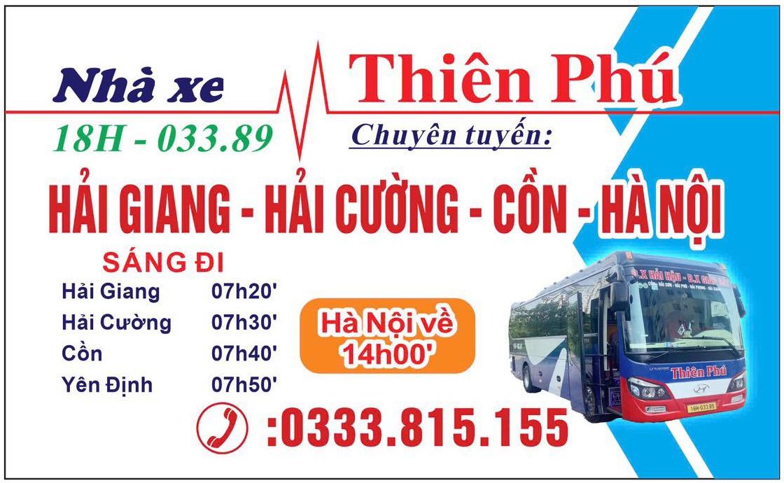 nhà xe Thiên Phú